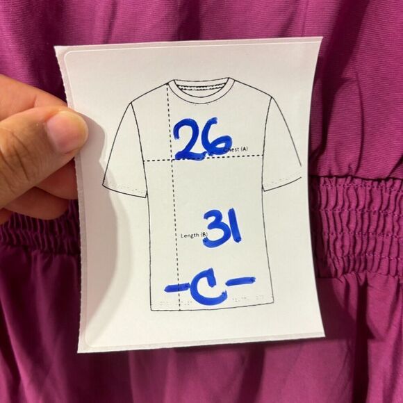 Bloomchic‎ Mini A Line Dress Pink Balloon Sleeve  Elastic Waist V Neck 22-24 - Picture 8 of 8